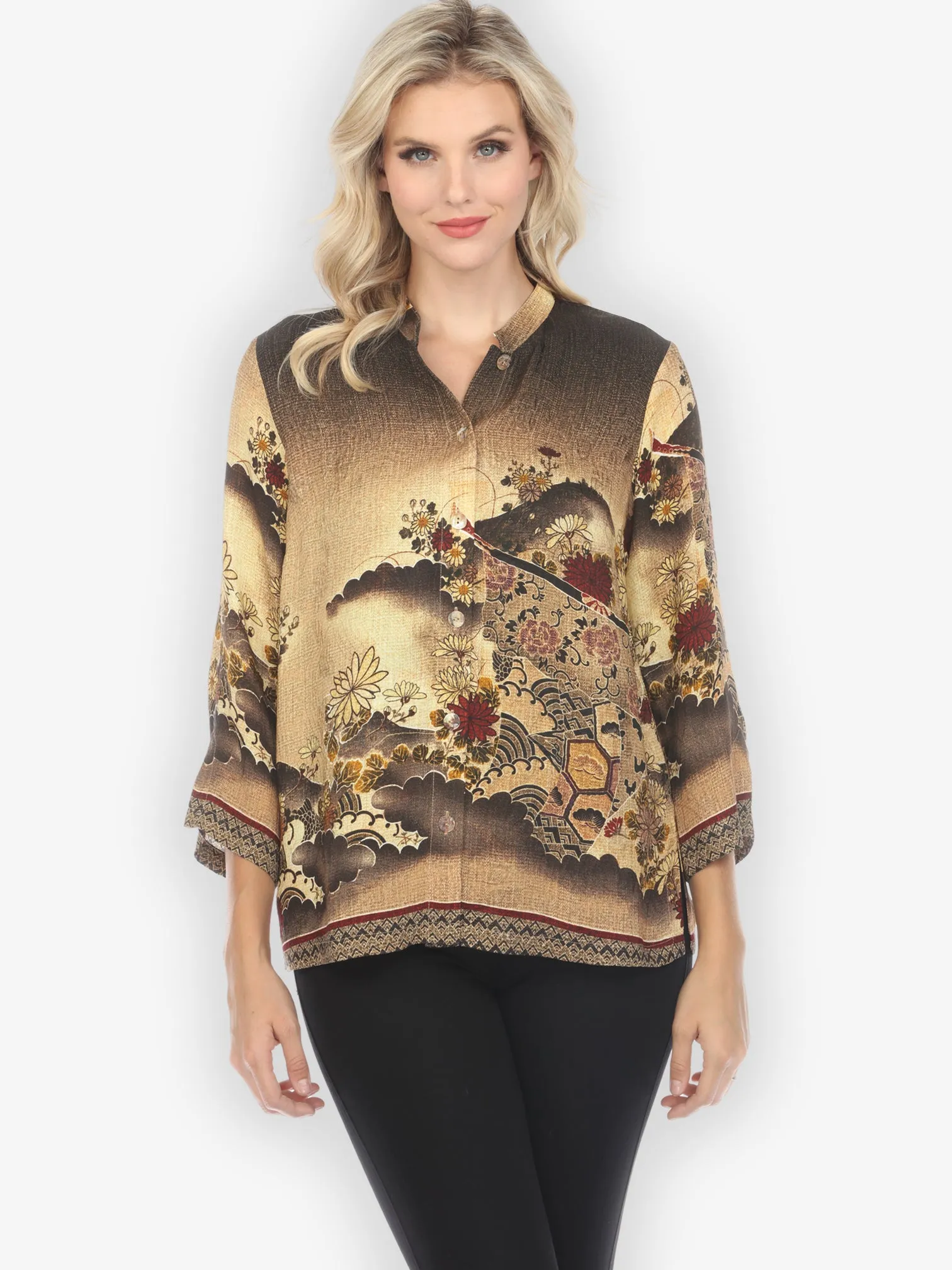 Magic Organic Beauty Silk Blend Blouse sold by Citron product image thumbnail 2