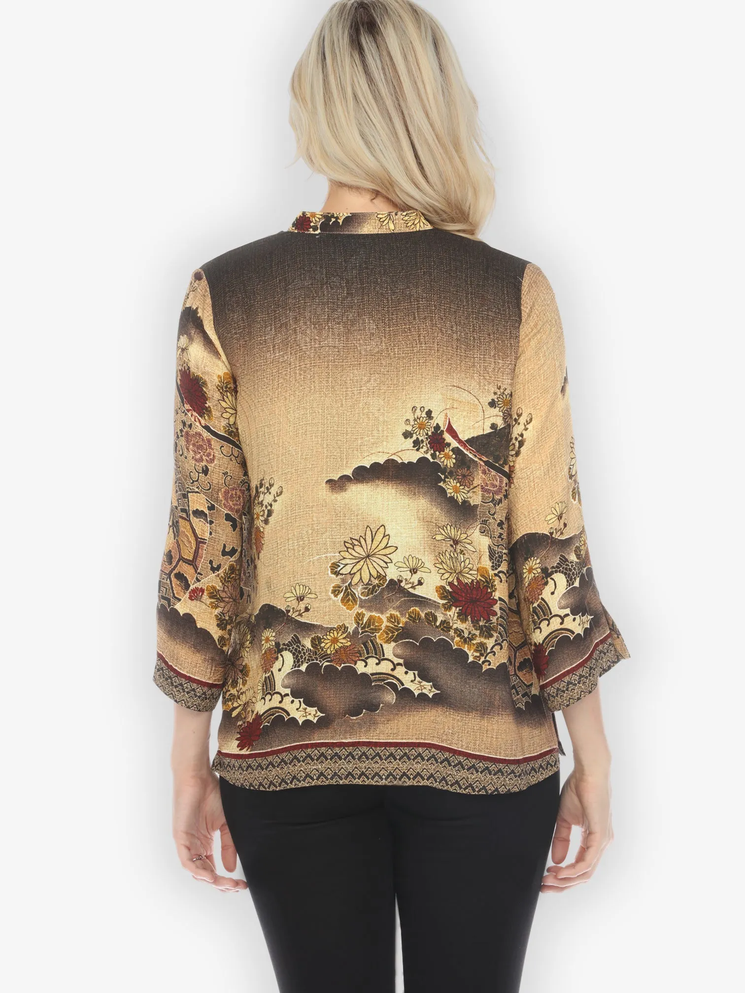 Magic Organic Beauty Silk Blend Blouse sold by Citron product image thumbnail 4