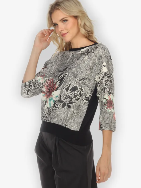 Pull Over Top with Rib sold by Citron