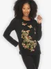 Butterfly Flower Print Cotton Exclusive Tee sold by Citron