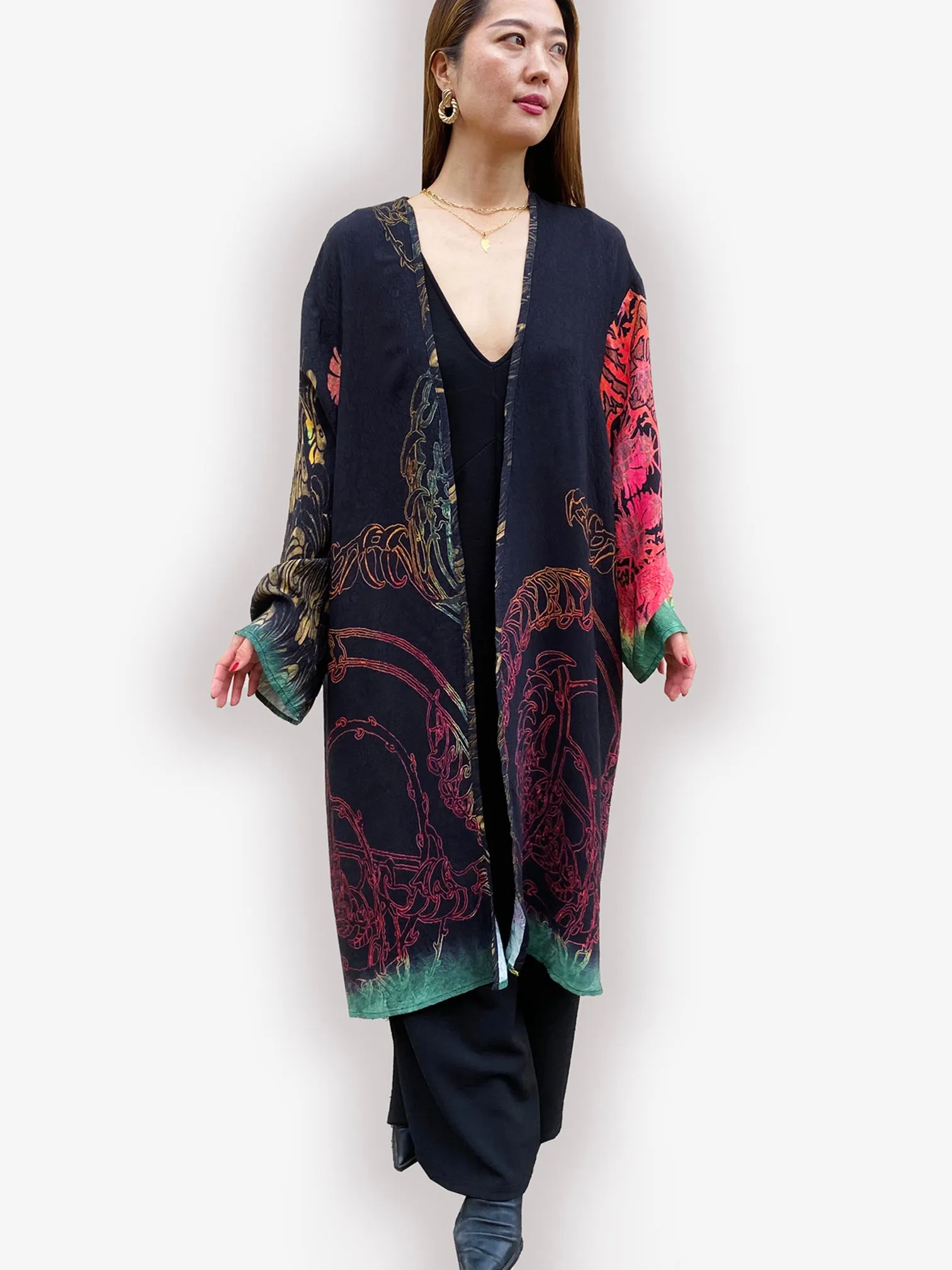 Open Front Long Duster sold by Citron