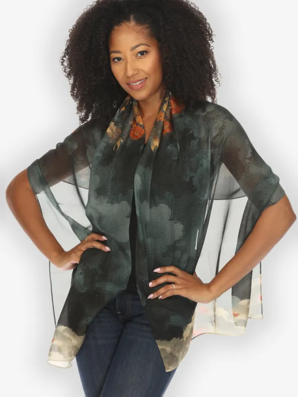 Nobel Koi Fish Silk Scarf sold by Citron