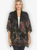 Reversible Vintage Kimono Art / Baroque Garden Silk Kimono sold by Citron