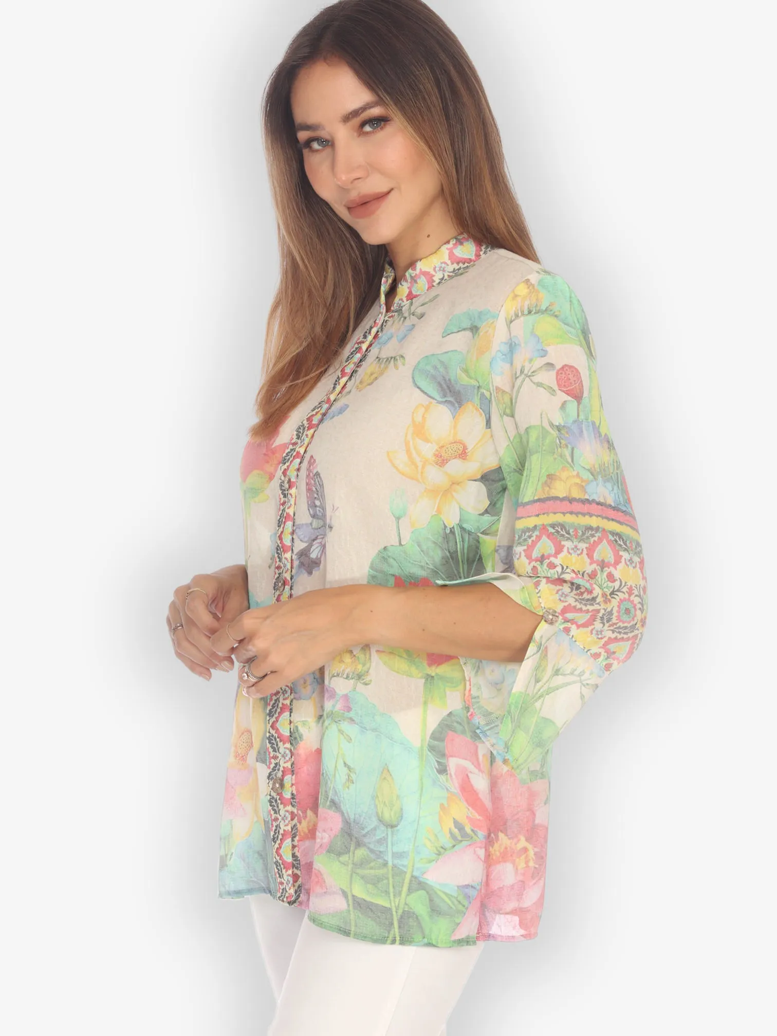 Botanical Butterfly Blouse sold by Citron product image thumbnail 2