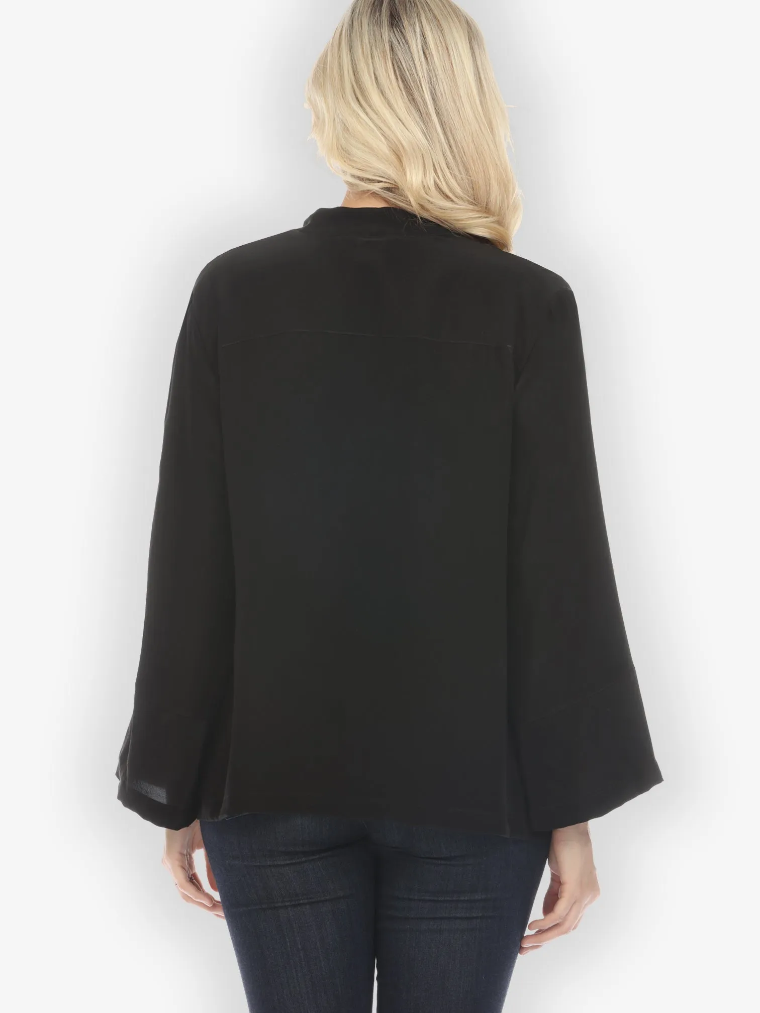 Solid Pure Silk Jacket sold by Citron product image thumbnail 4