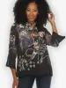 Vintage Kimono Art Silk Blouse sold by Citron