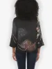 Vintage Kimono Art Silk Blouse sold by Citron
