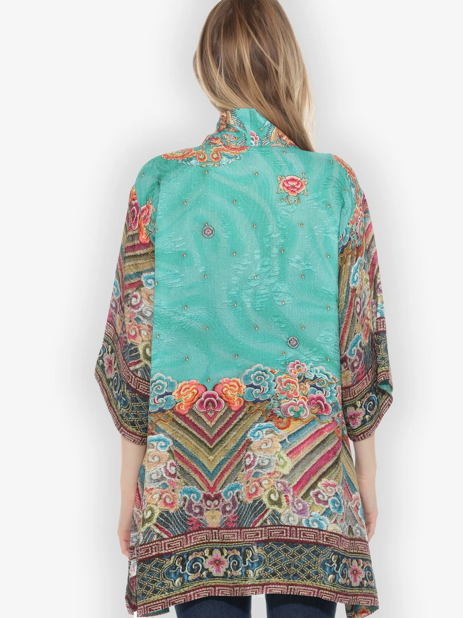 Royal Embroidery Silk Kimono sold by Citron product image thumbnail 3