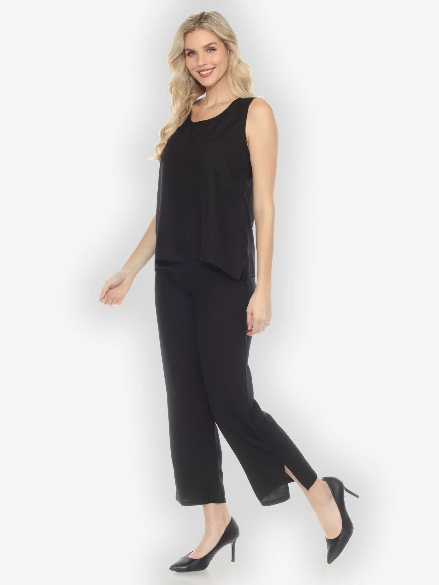 Silk Blend Tank Top in Black sold by Citron product image thumbnail 4