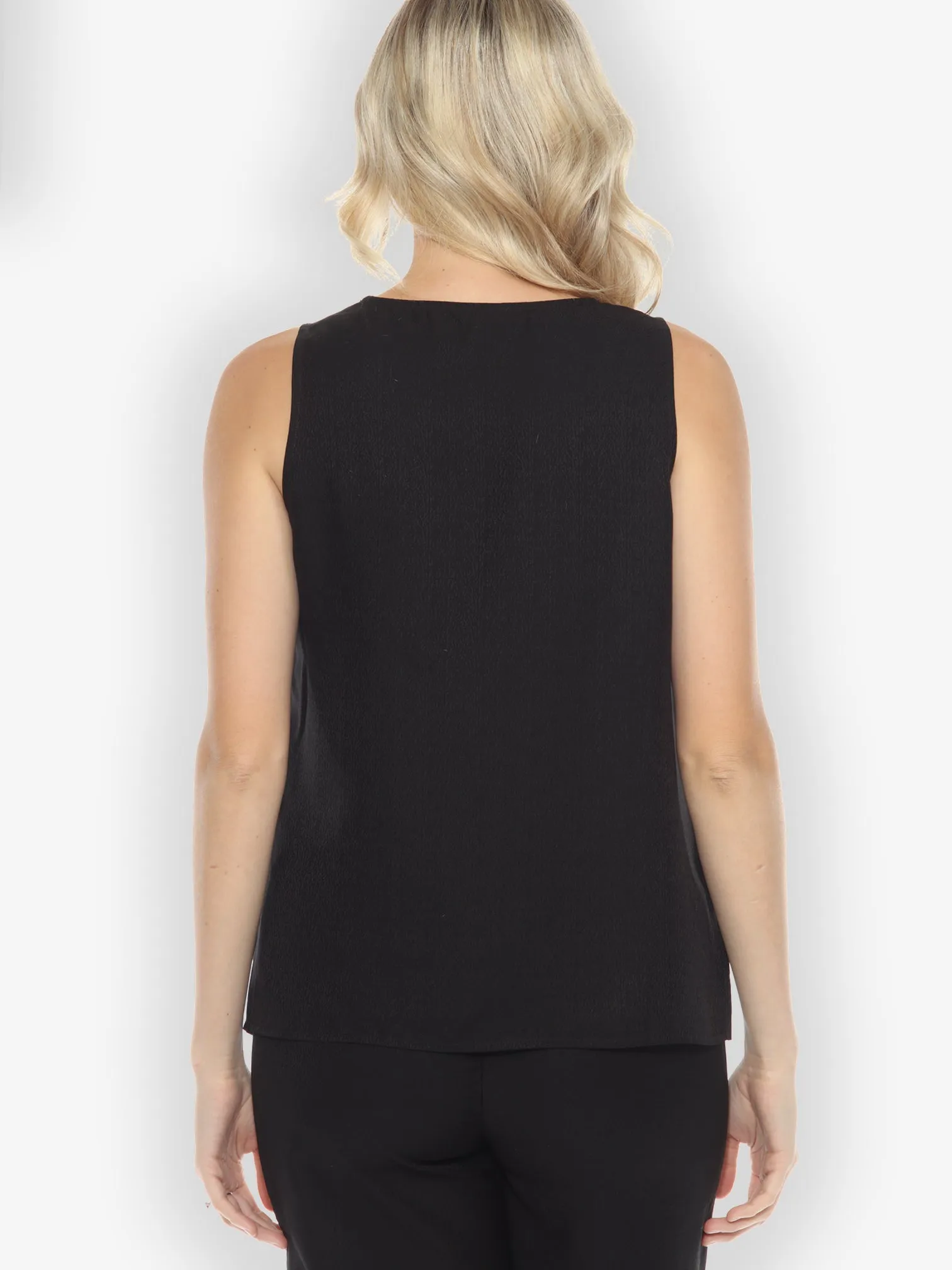 Silk Blend Tank Top in Black sold by Citron product image thumbnail 3