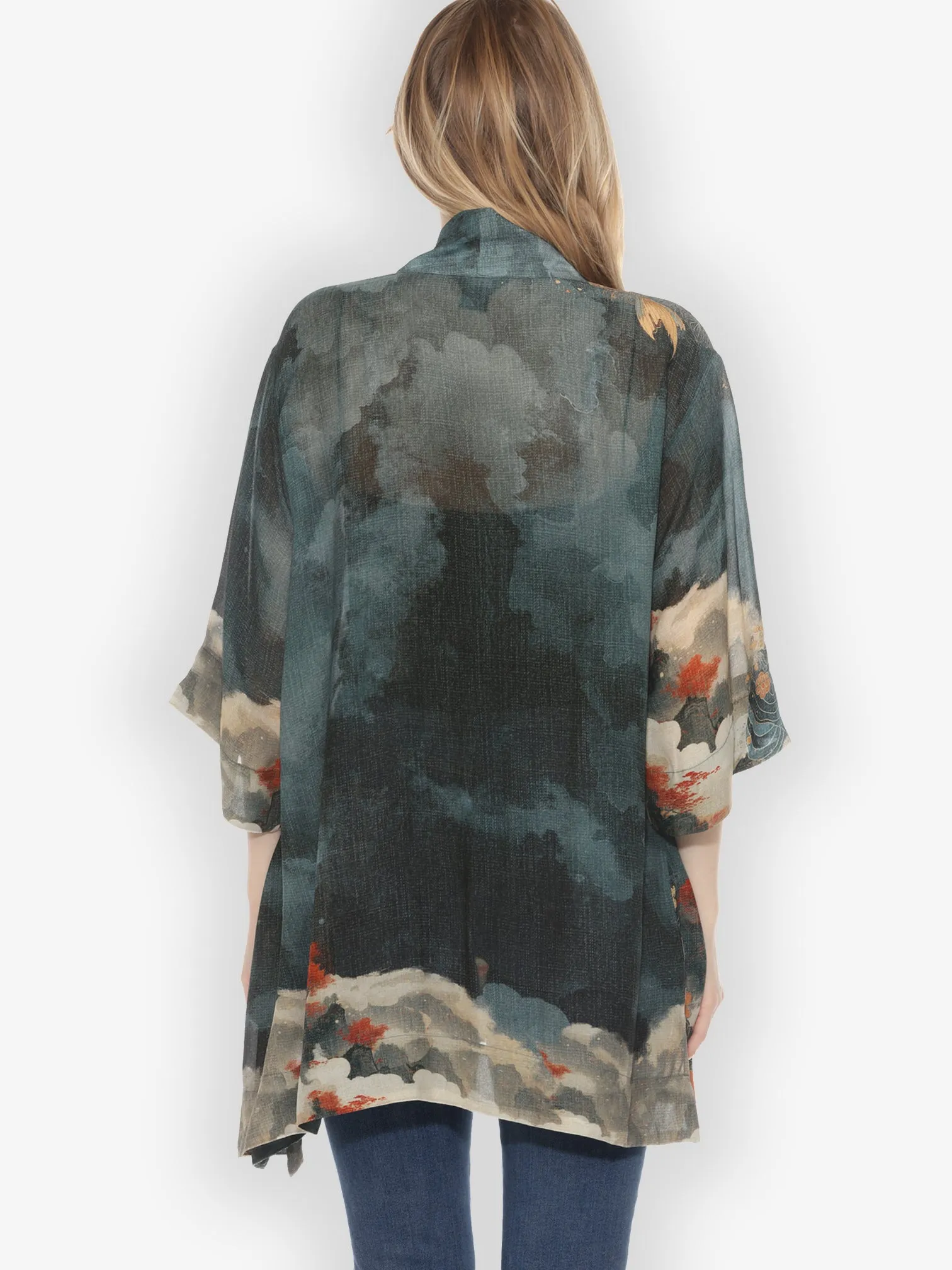 Noble Koi Fish Kimono Jacket sold by Citron product image thumbnail 3