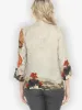 Noble Koi Fish in Cream Silk Blouse sold by Citron