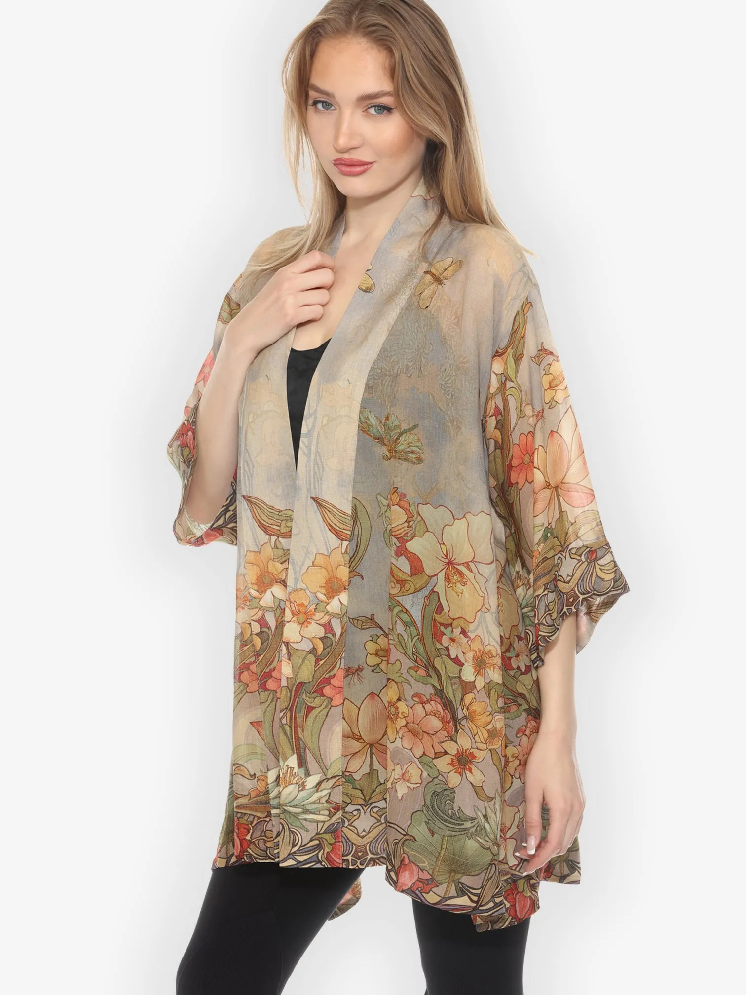 Vintage Art Nouveau Kimono Jacket sold by Citron