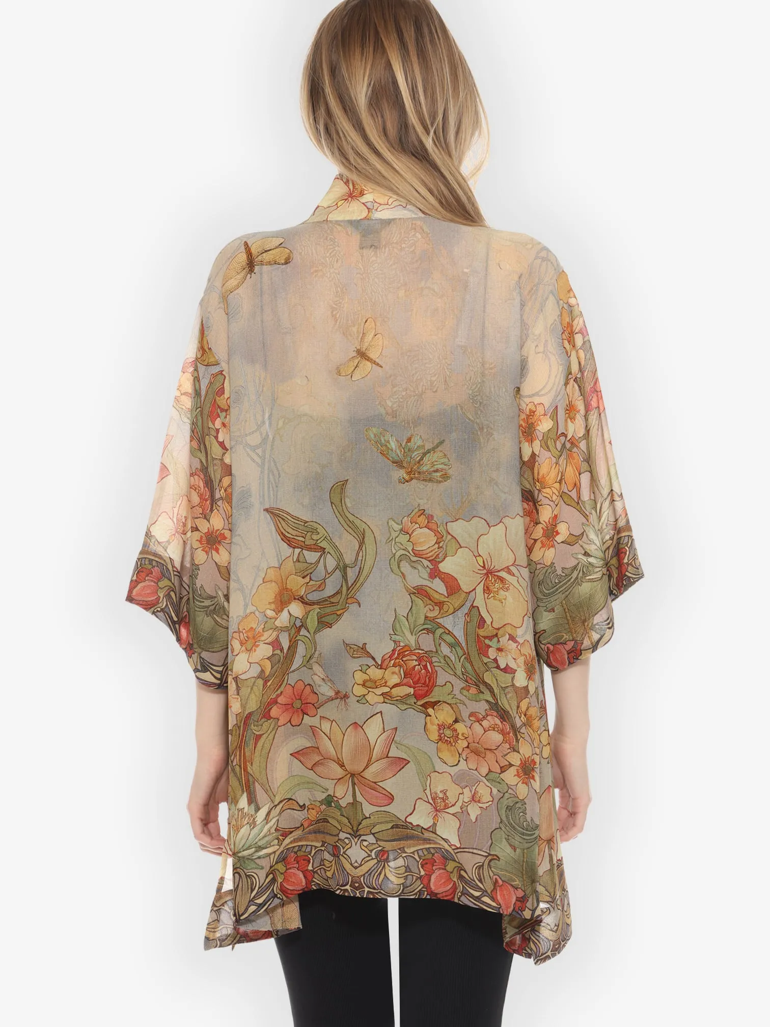 Vintage Art Nouveau Kimono Jacket sold by Citron product image thumbnail 4
