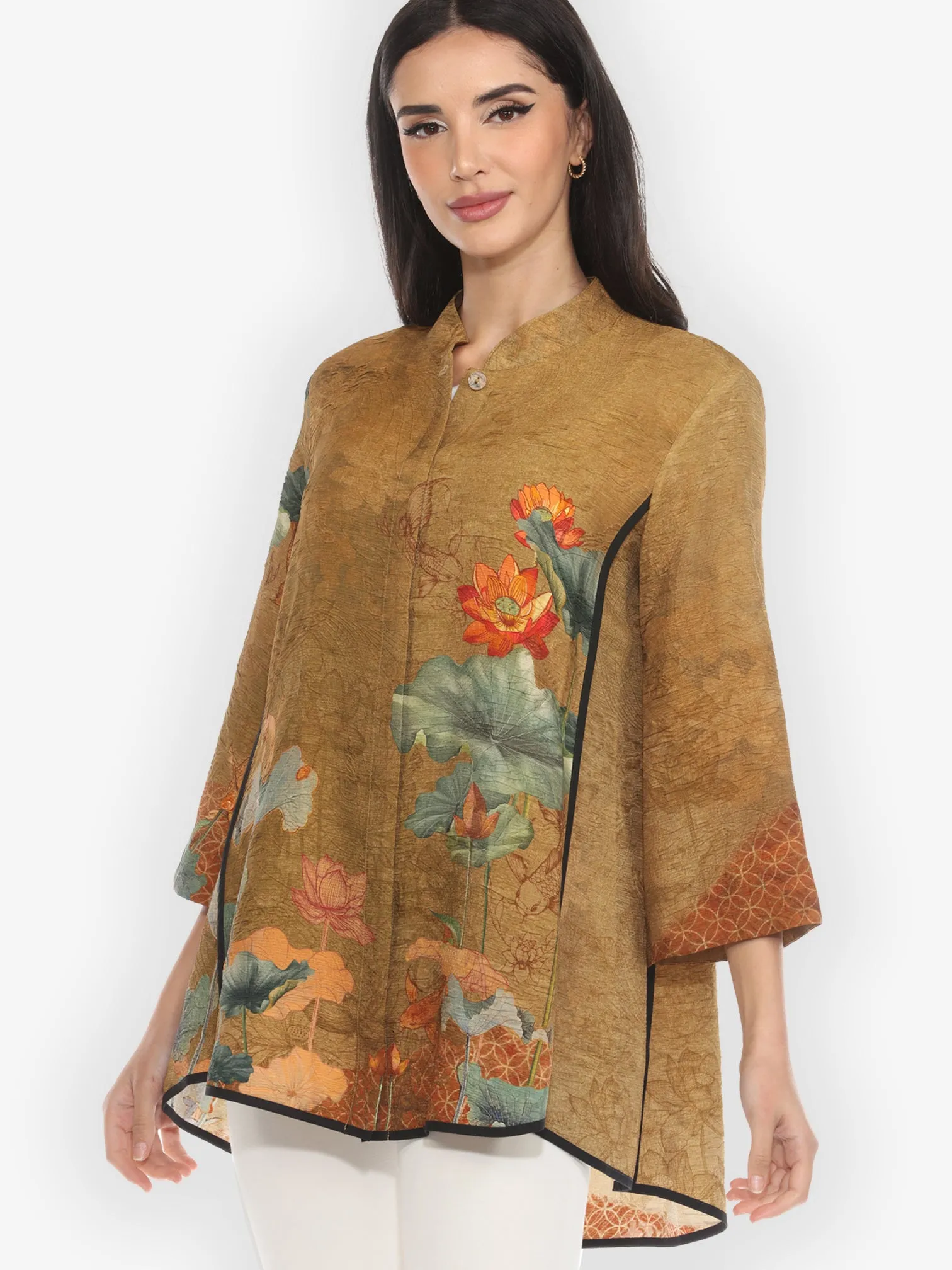 Lotus Paradise Tummy Tuck Shirt sold by Citron