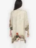 Noble Koi Fish in Cream Silk Kimono Jacket sold by Citron