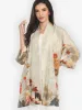Noble Koi Fish in Cream Silk Kimono Jacket sold by Citron
