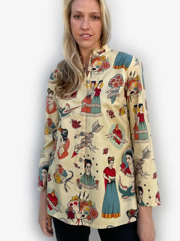 Frida Viva Sand Classic Citron Style Tunic sold by Citron