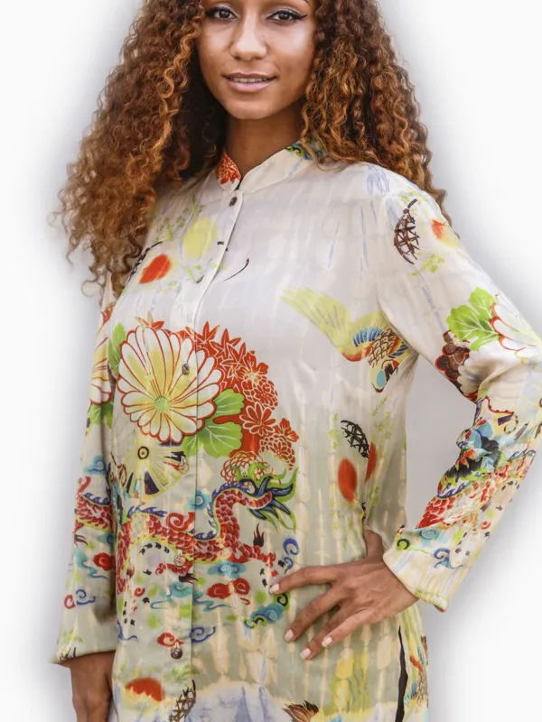 Dragon Sun Tie Dye Classic Citron Style Tunic sold by Citron