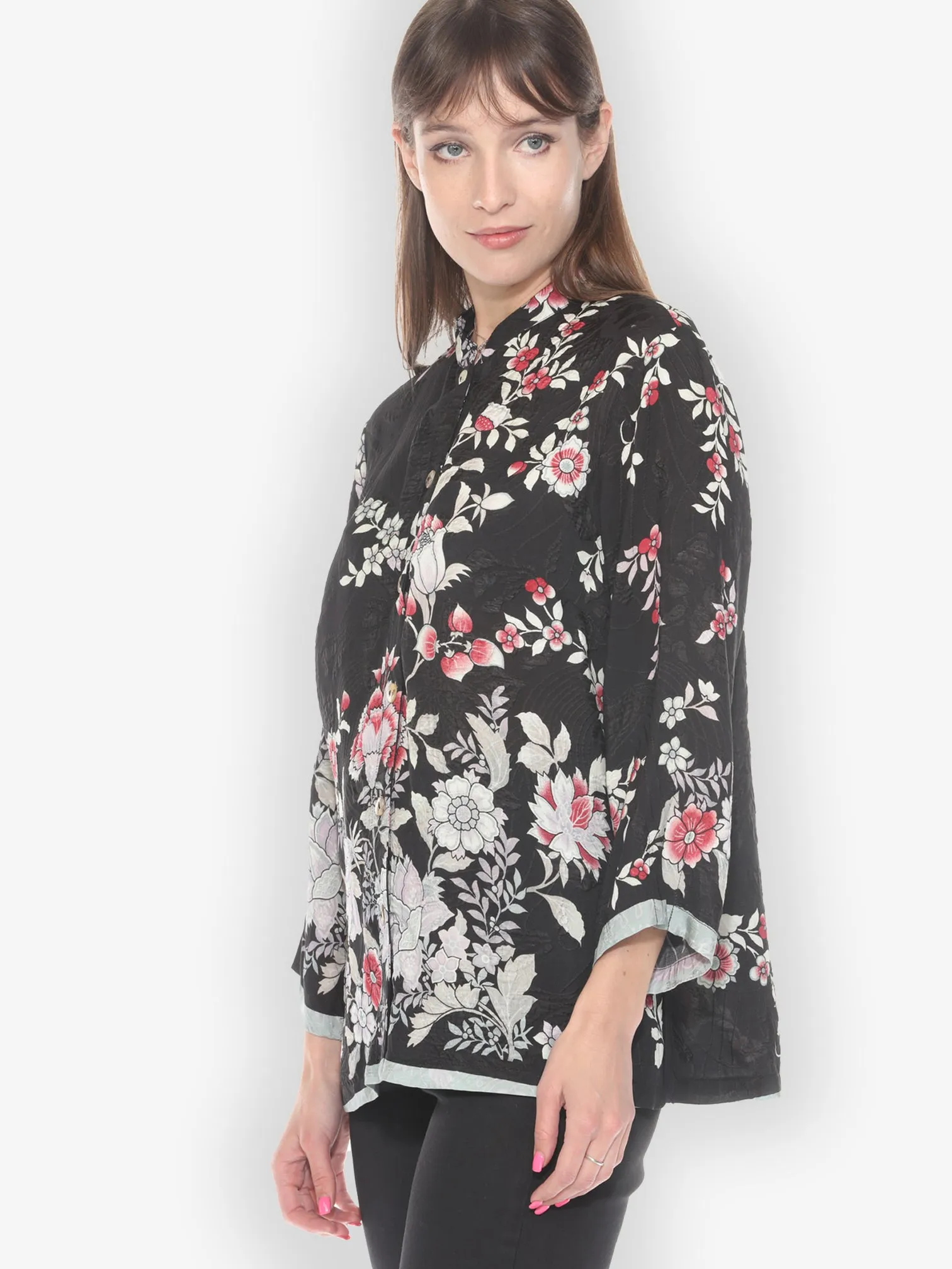 Botanical in Garden Silk Blouse sold by Citron product image thumbnail 2