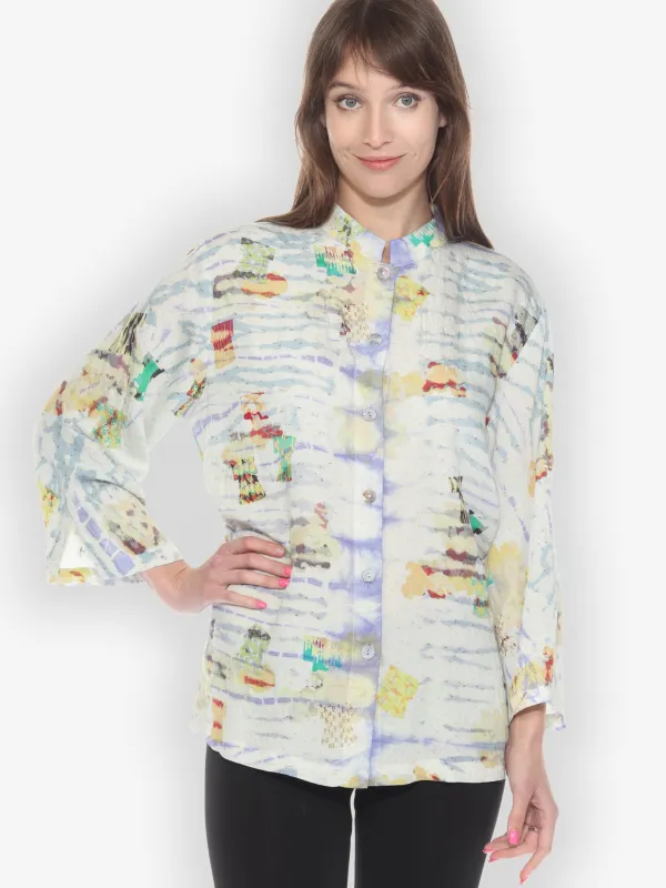 Kimono Dream Balmy Tie Dye Blouse - XL sold by Citron