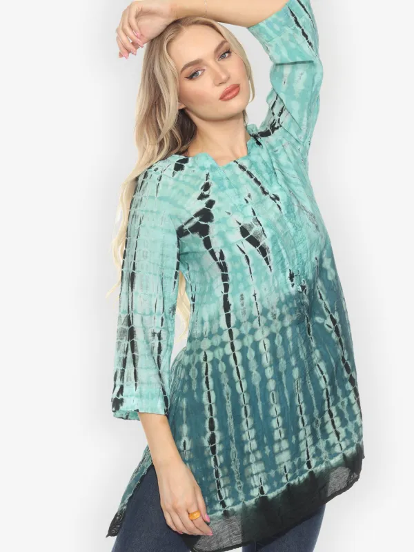 Green Turquoise Ombre Tie Dye - M sold by Citron