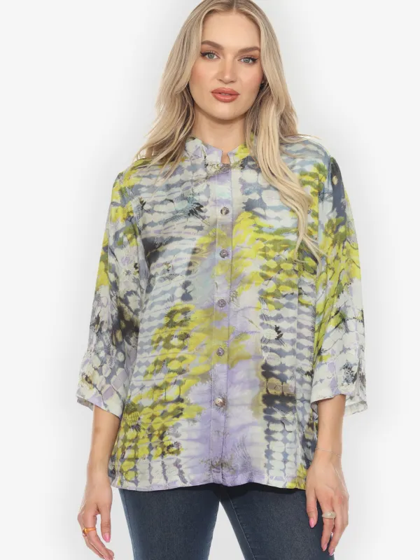 Waterfall Jungle Crane Tunic - XL sold by Citron