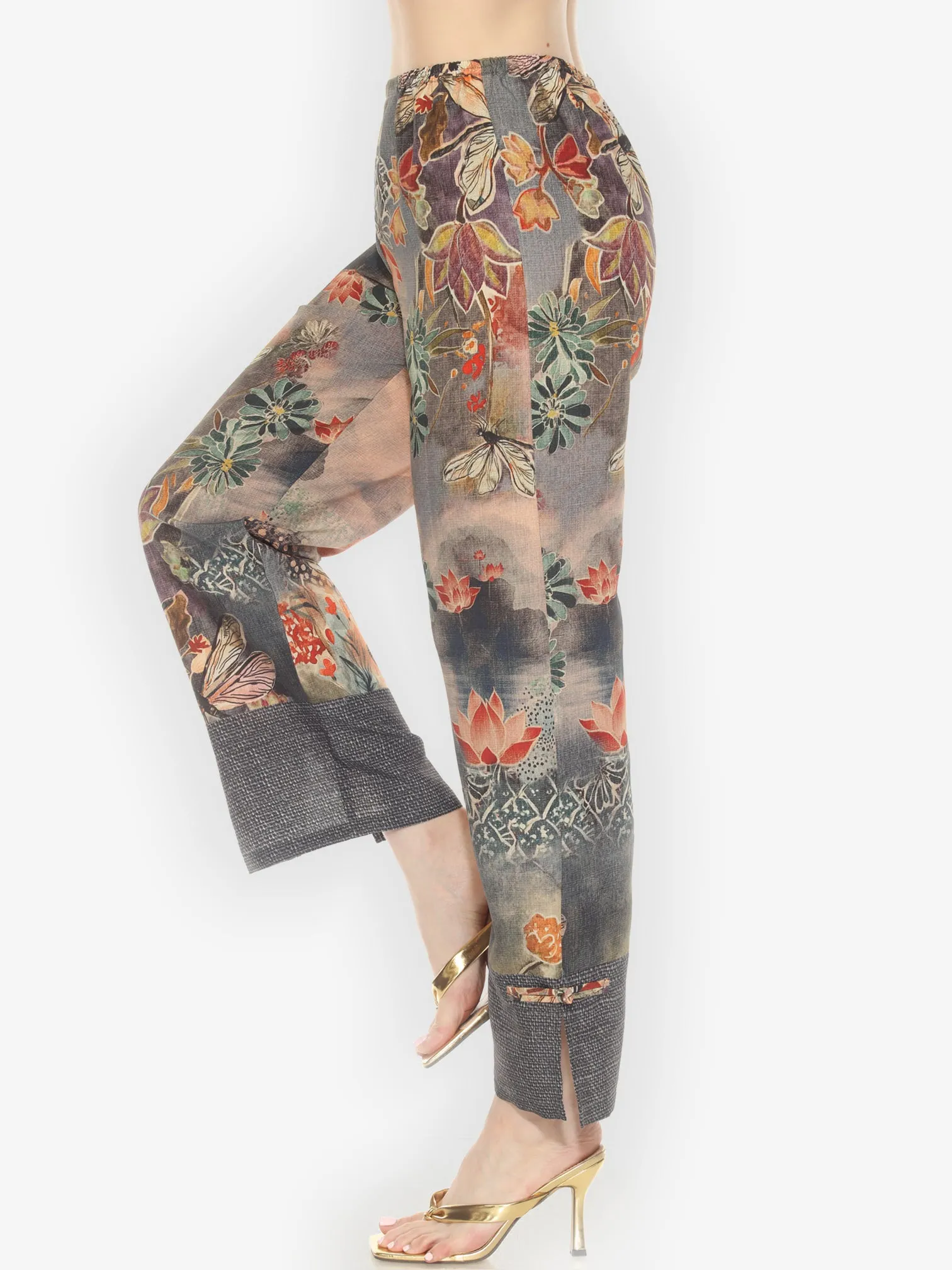 Japanese Modern Dragonfly Pull on Pant sold by Citron product image thumbnail 3