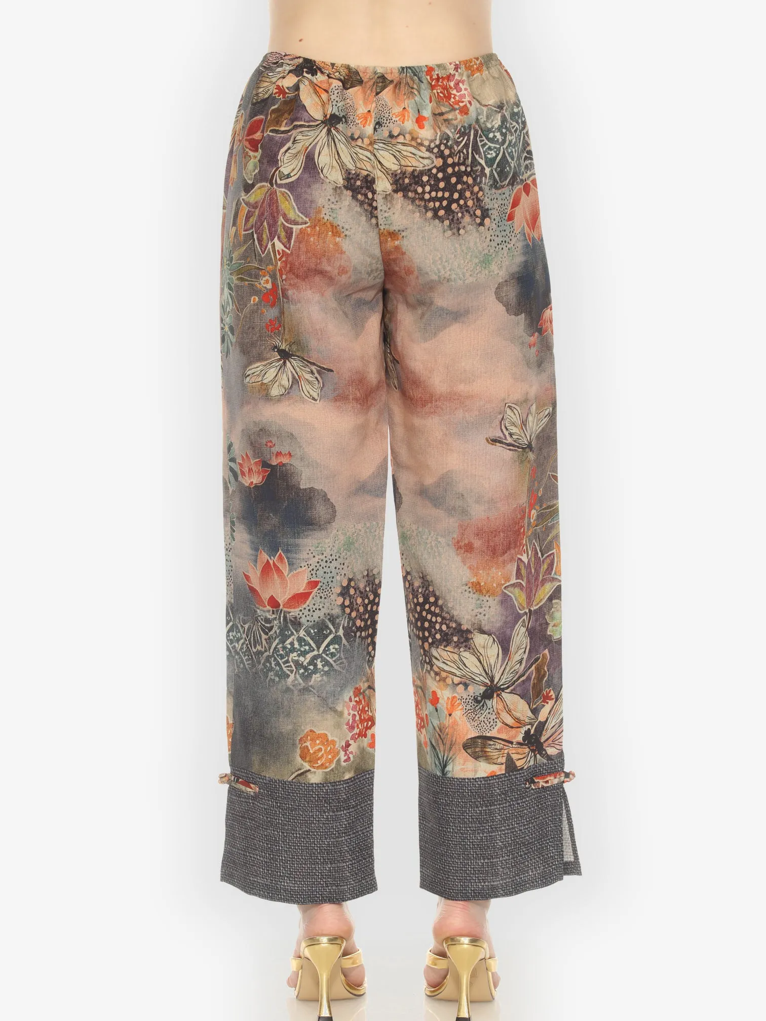 Japanese Modern Dragonfly Pull on Pant sold by Citron product image thumbnail 5