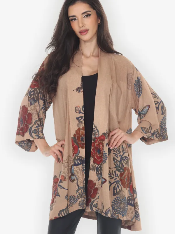 Bohemian Oriental Kimono Jacket sold by Citron