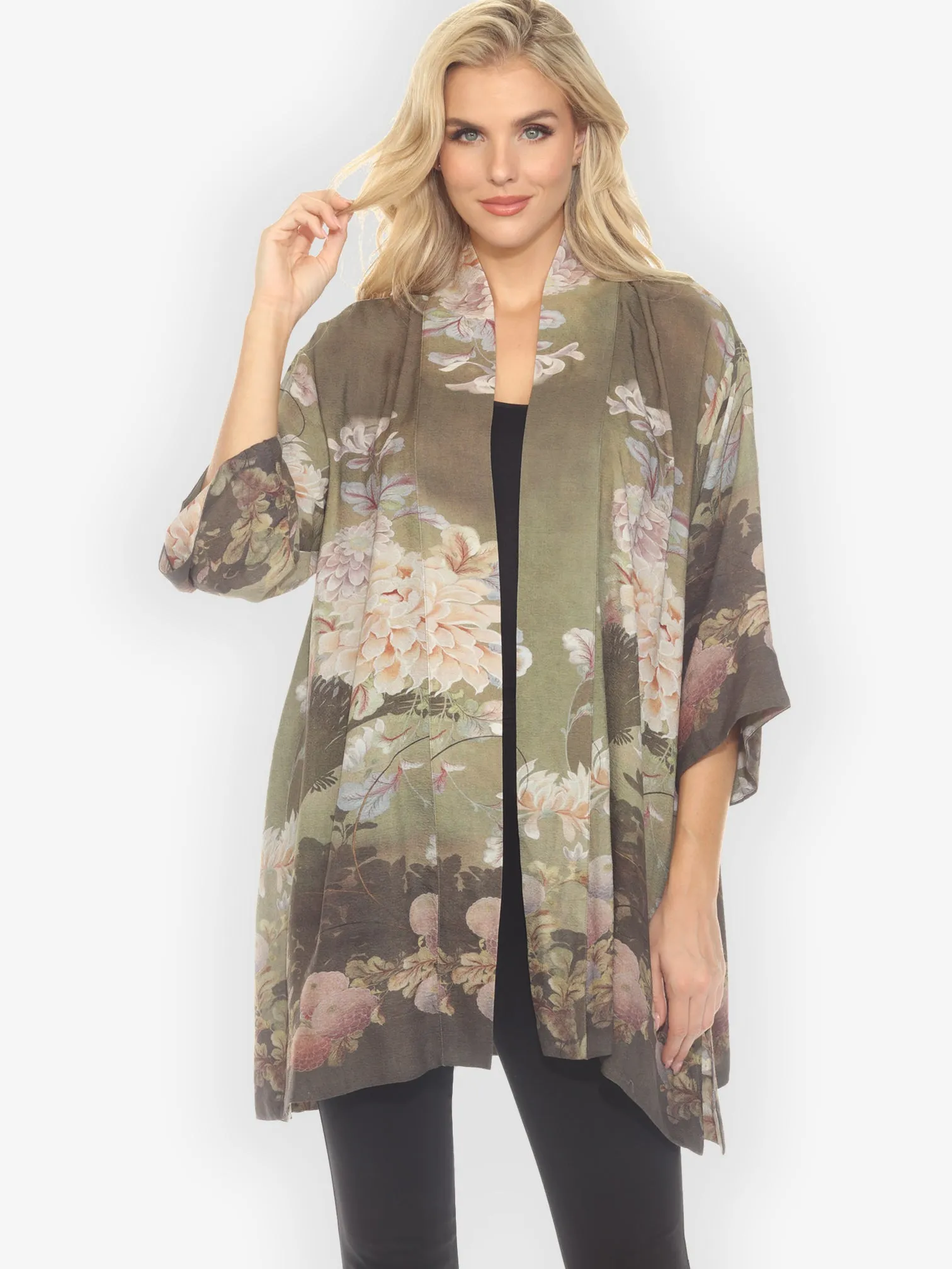 Mums in Woodland Kimono Jacket sold by Citron