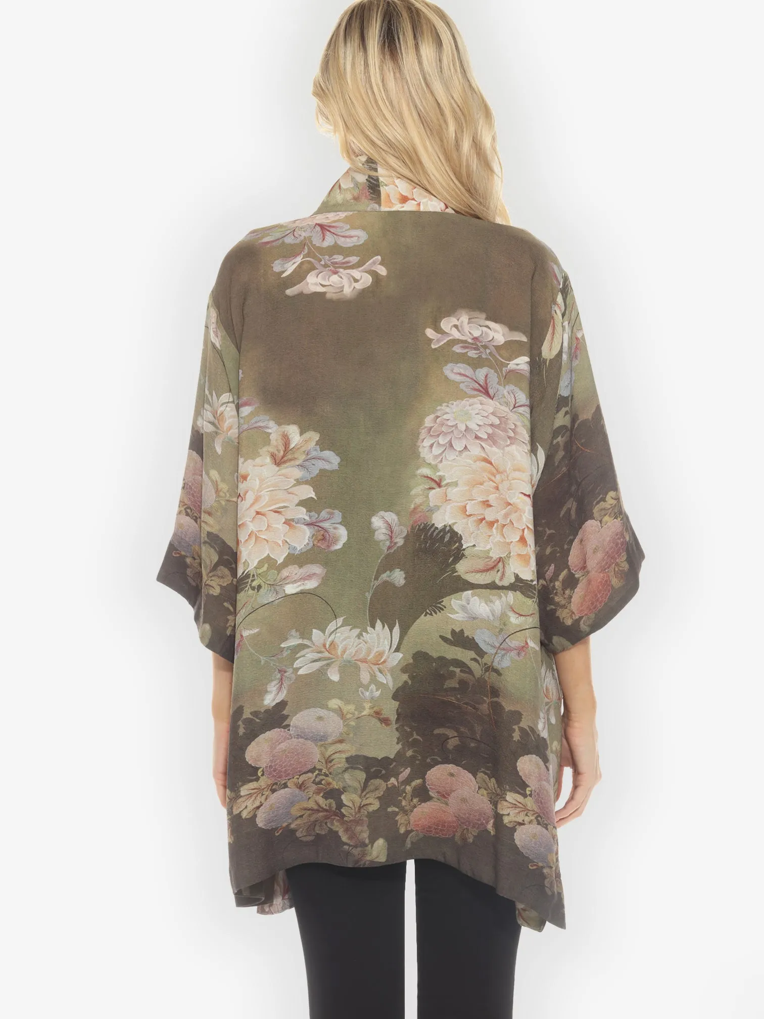 Mums in Woodland Kimono Jacket sold by Citron product image thumbnail 4