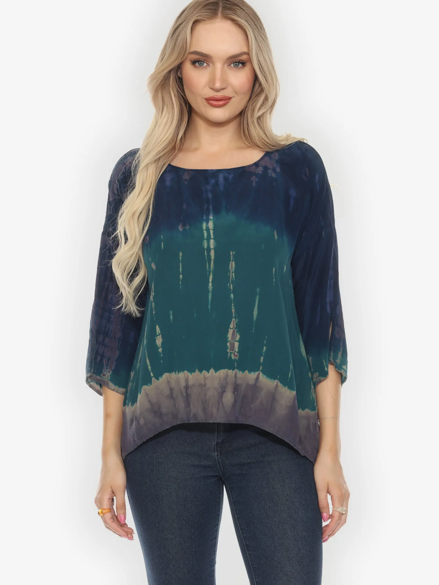 Tie Dye Ombre Pullover Tunic - M sold by Citron