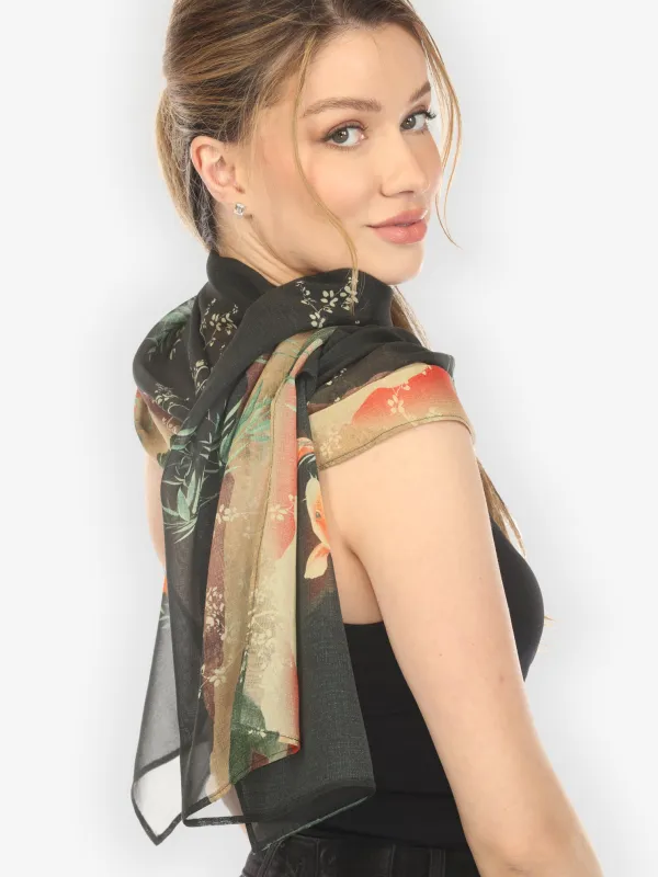 Engineered Koi Design Silk sold by Citron