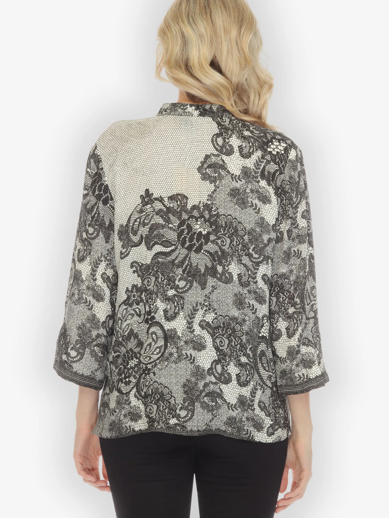 Oriental Love Silk Blend Blouse sold by Citron product image thumbnail 2