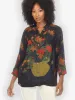 Floral Vase Rope Citron Style Blouse sold by Citron