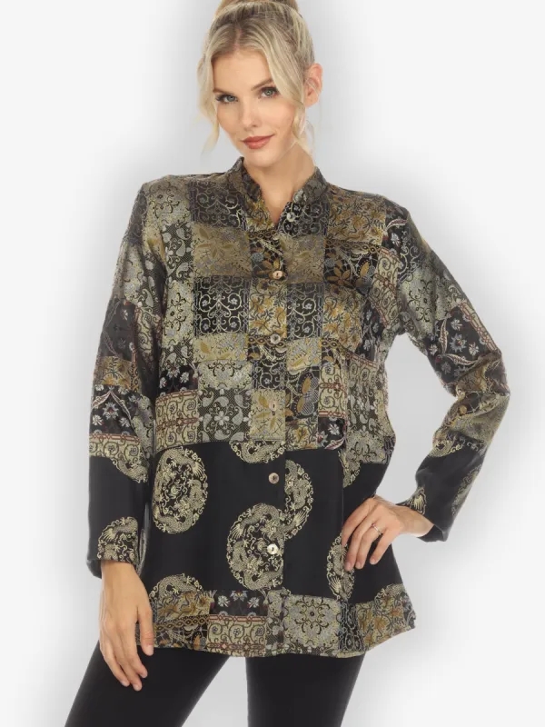 Brocade Silk Tunic/Jacket sold by Citron