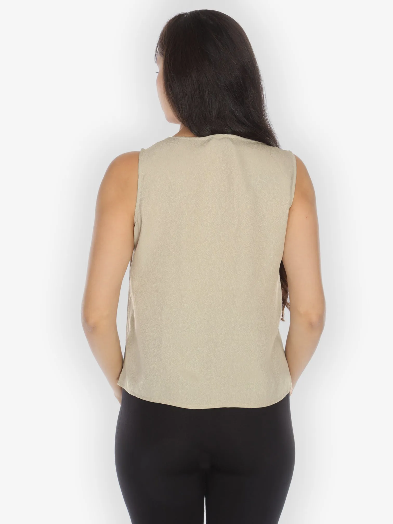 Silk Light Taupe Tank Top sold by Citron product image thumbnail 2