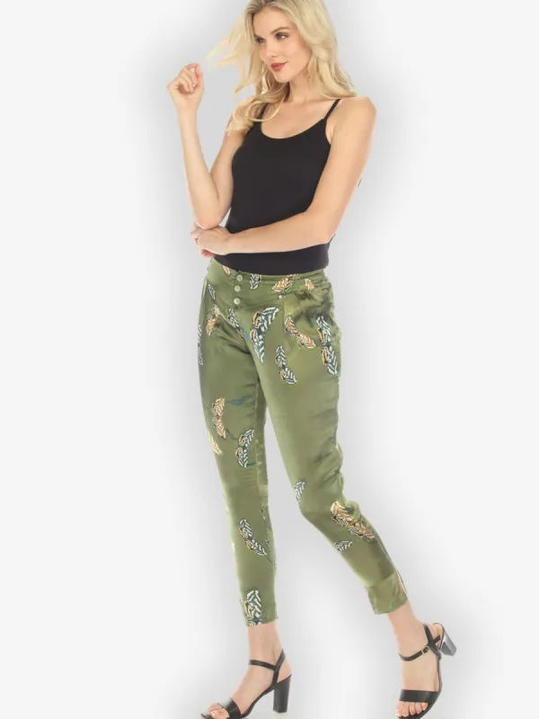 Butterfly Art Ankle Length Narrow Leg Pant sold by Citron