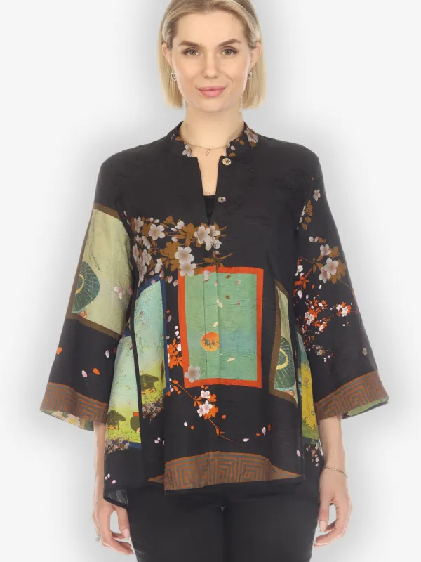 Postcards from Her Tummy Tuck Blouse sold by Citron