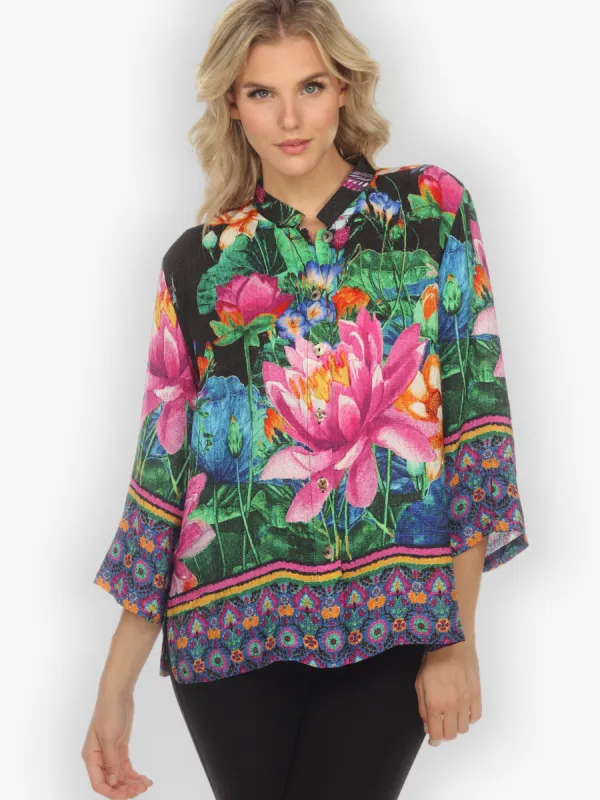 Lotus and Beauty Citron Style Silk Blouse sold by Citron