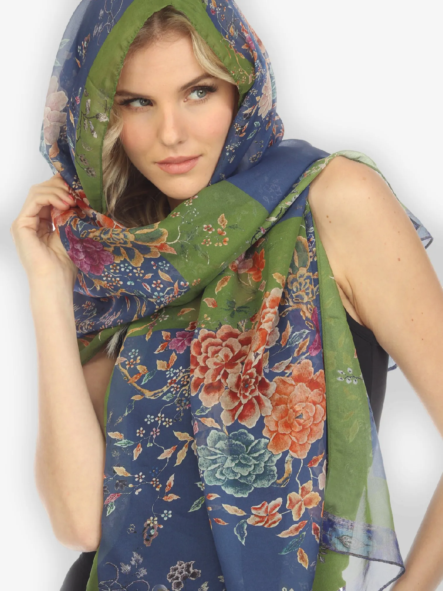 Silk Scarf QRC sold by Citron