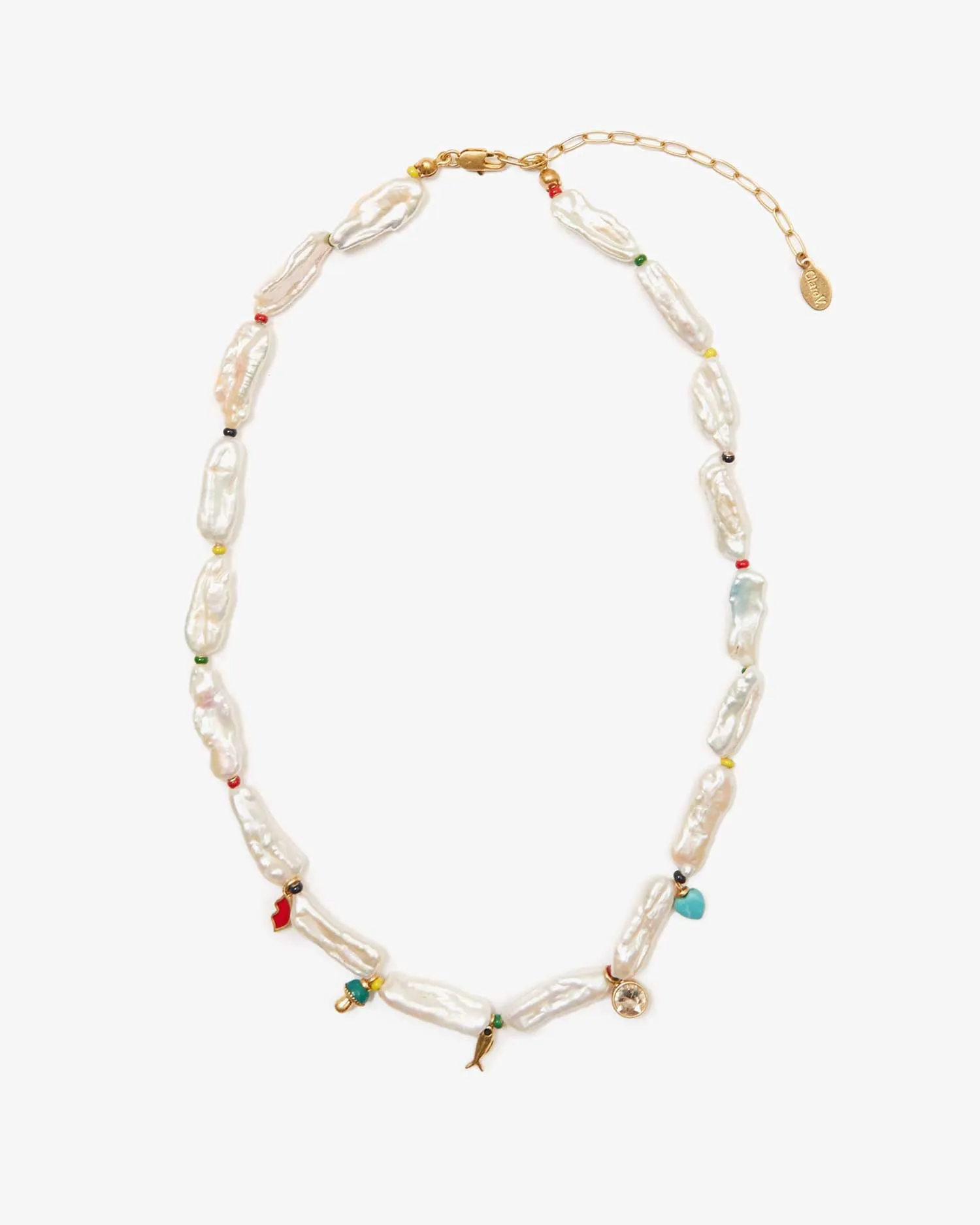 Biwa Pearl Strand Necklace sold by Clare Vivier