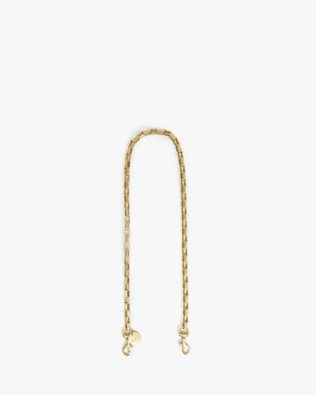 Box Chain Shoulder Strap sold by Clare Vivier