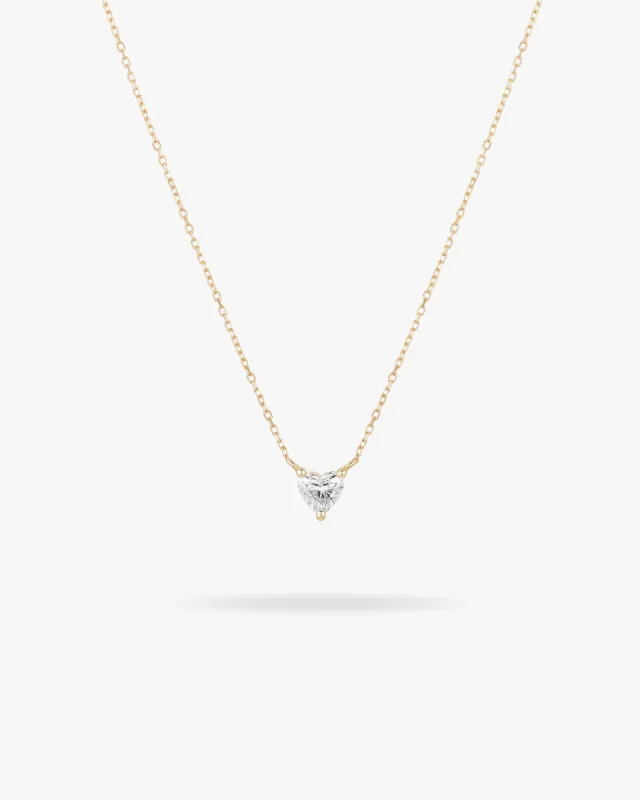 Love Grown Diamond Heart Necklace sold by Clare Vivier