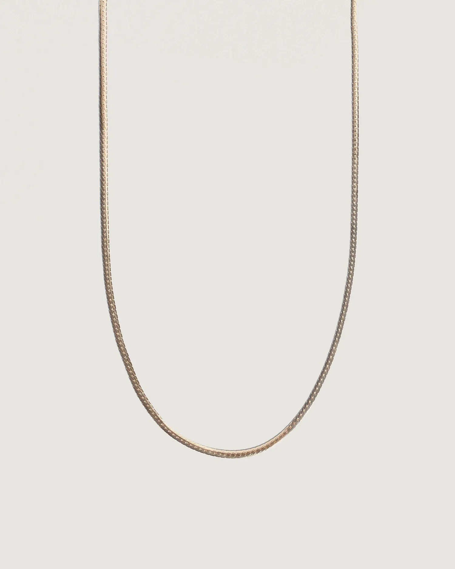 Petit Kennedy Herringbone Chain Necklace sold by Clare Vivier