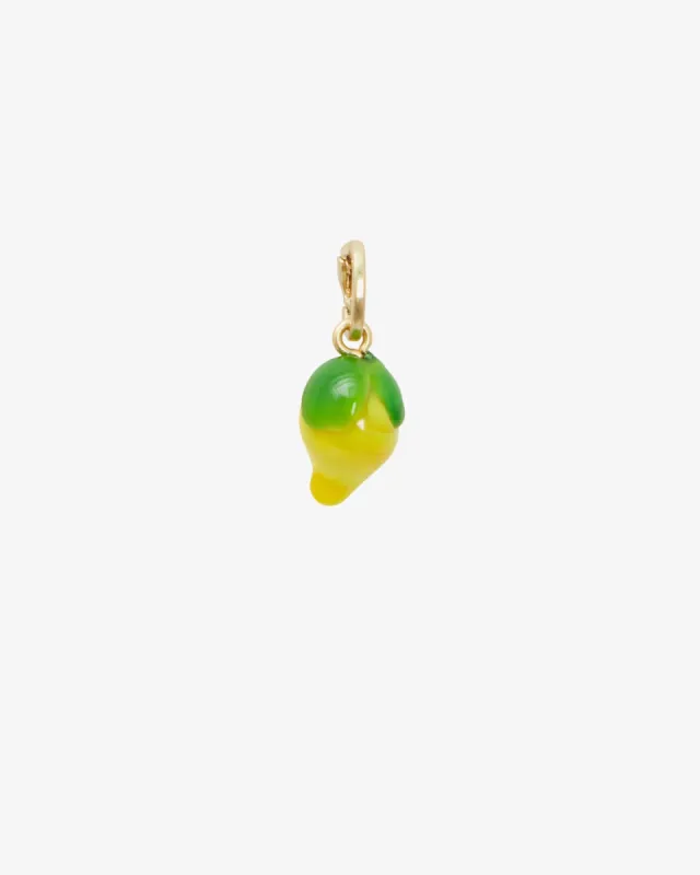 Glass Lemon Charm sold by Clare Vivier