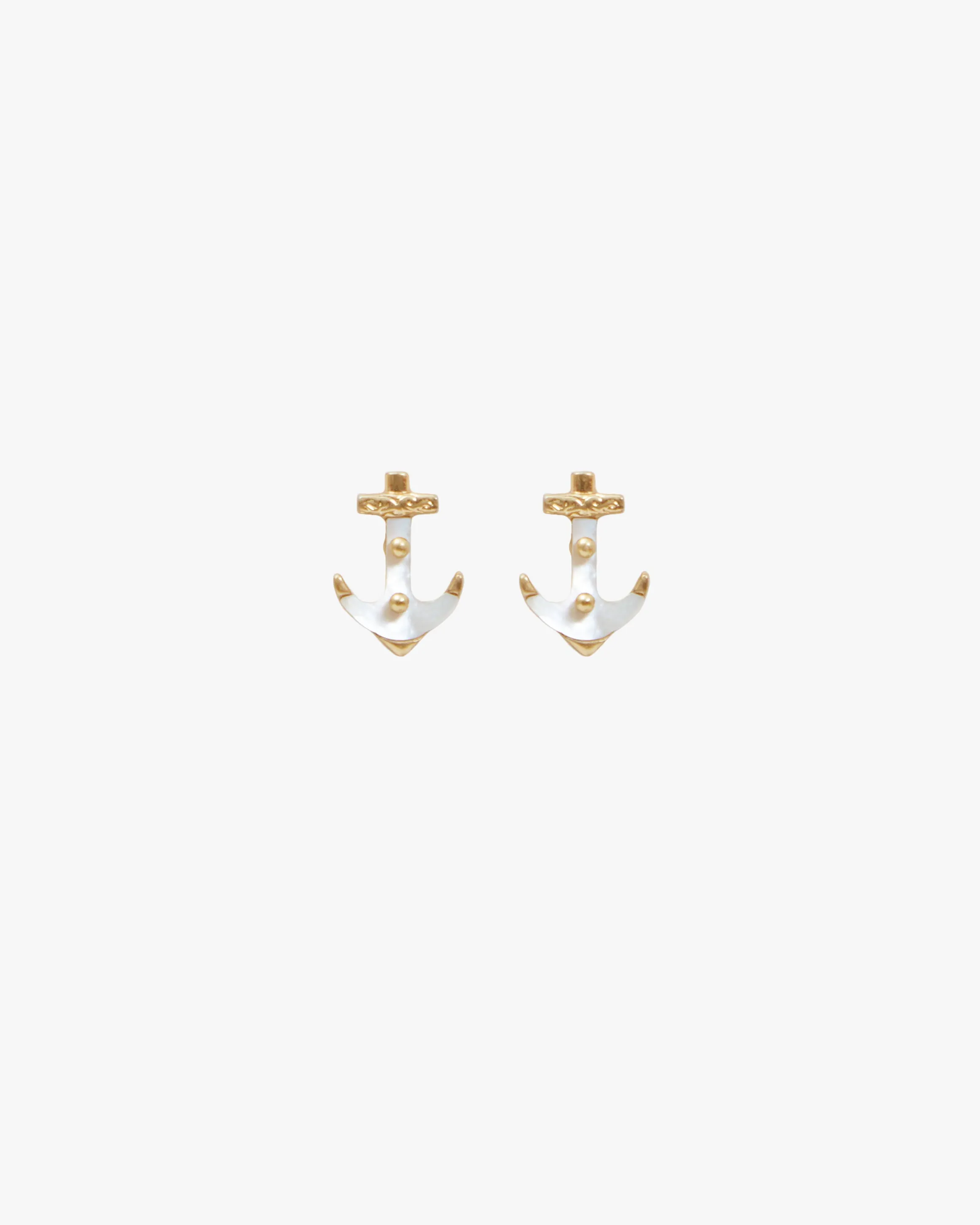 Anchor Stud Earrings sold by Clare Vivier