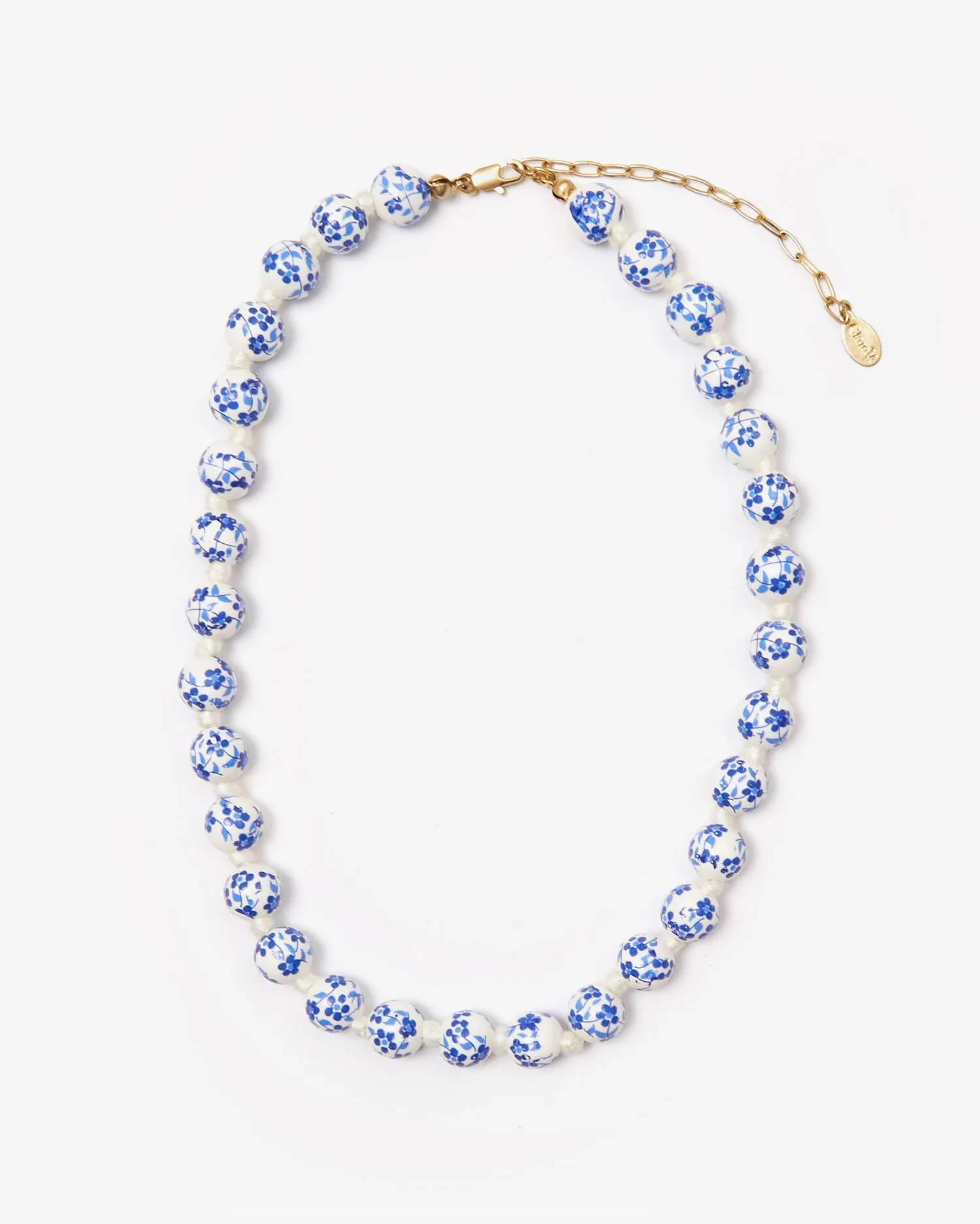 Porcelain Beaded Strand Necklace sold by Clare Vivier product image thumbnail 2