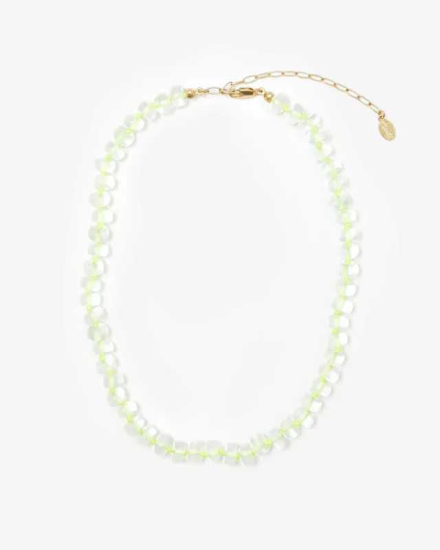 Stone Slice Necklace made by Clare Vivier